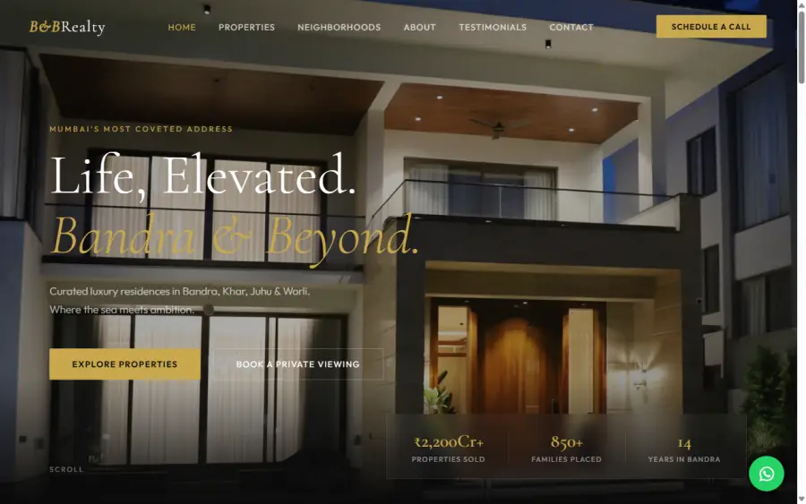 real-estate-orpin-five.vercel.app homepage