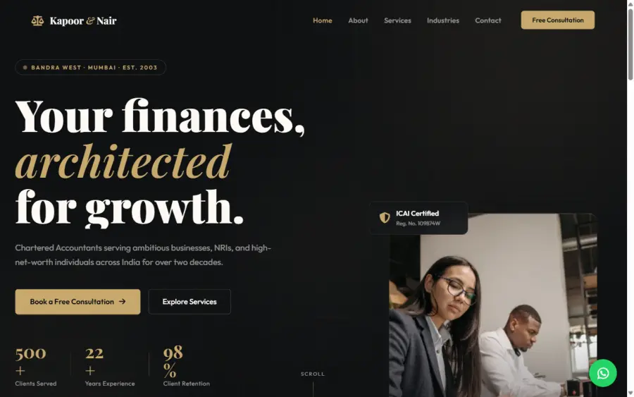 ca-tax-firm.vercel.app homepage
